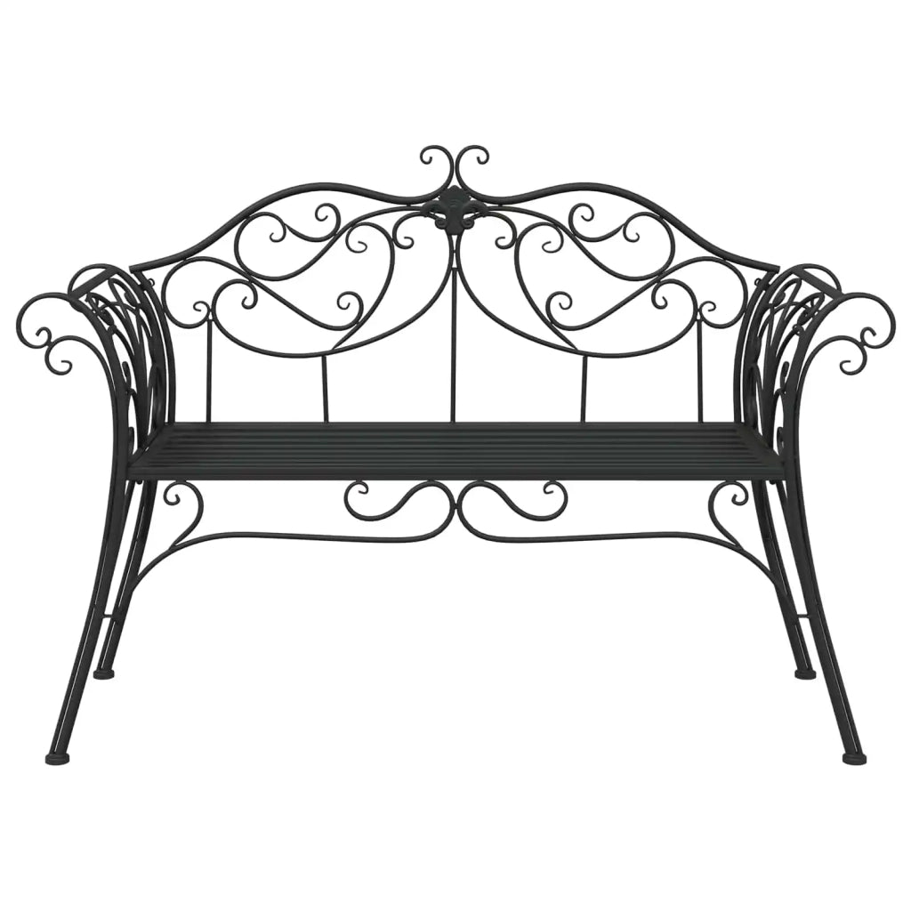 Panchina da giardino 2-Numero di posti 130 x 47 x 90 cm Acciaio 42029542