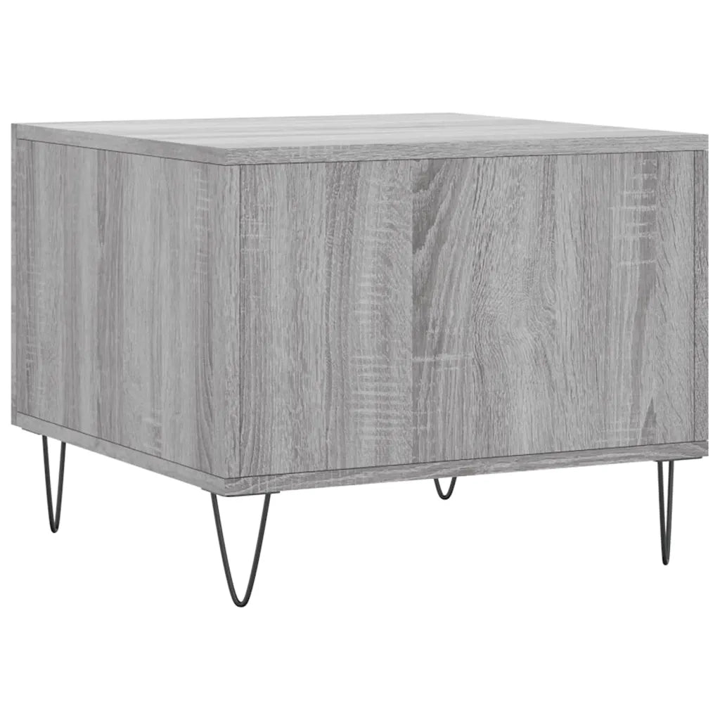 Tavolini Salotto 2pz Grigio Sonoma 50x50x40cm Legno Multistrato