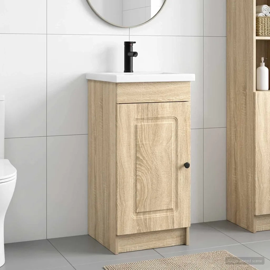 Mobile da bagno con lavabo Rovere Sonoma 42 x 40 x 84,5 cm 889996
