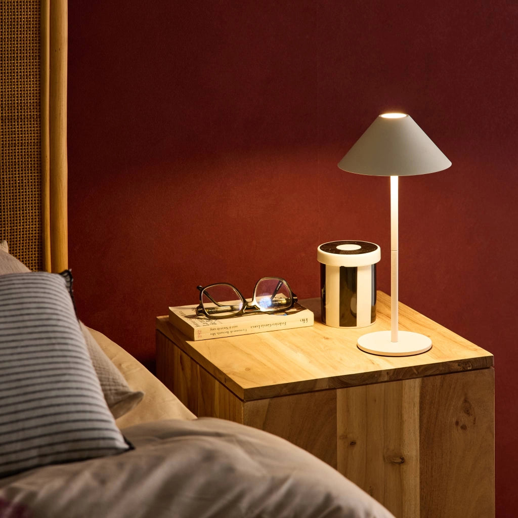 Lampada da tavolo led senza fili, 135cm, bianco