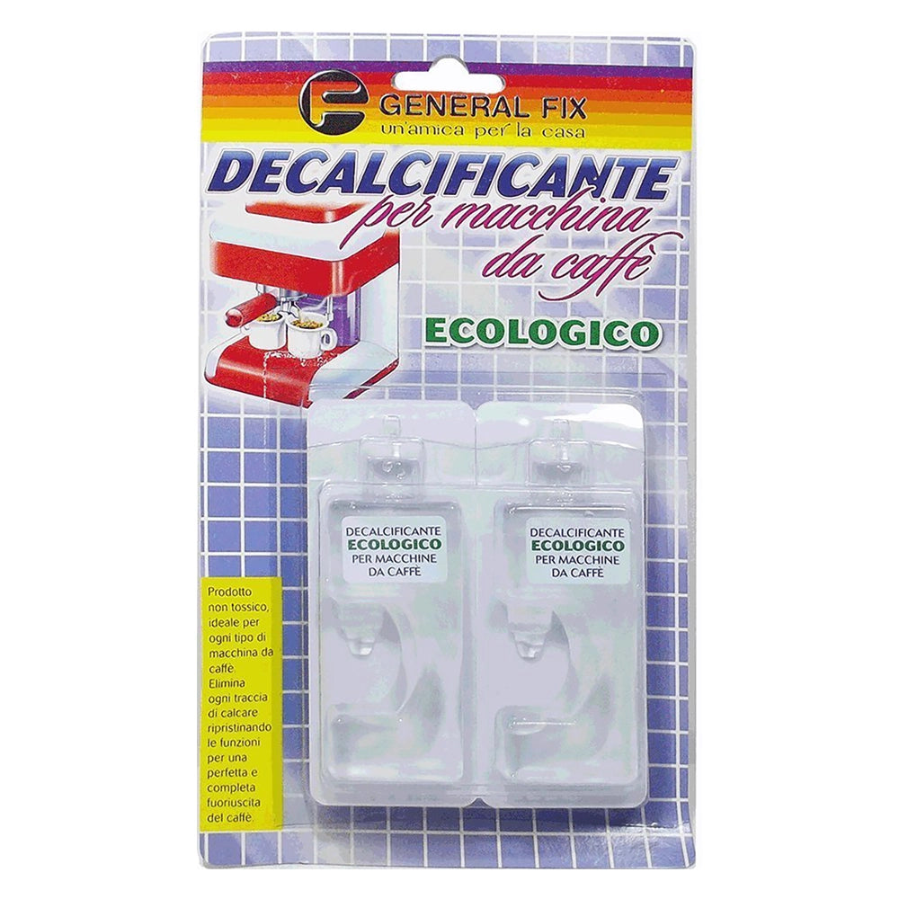 DECALCIFICANTE ECOLOGICO MACCHINE PER CAFFE' 2flaconi da 20 ml  - GENERAL FIX