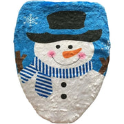 Gudehome sedile wc coperchio decorazioni di natale, pupazzo di n
