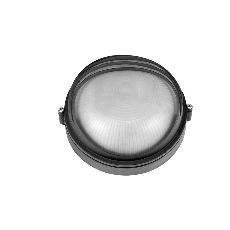 PLAFONIERA PERUGINO E27 D.25CM IP44 NERA