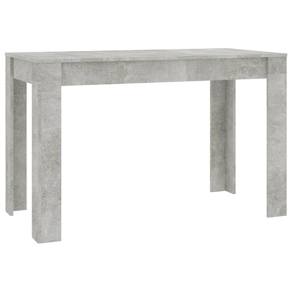 Tavolo da Pranzo | Tavolo da cucina Grigio Cemento 120x60x76 cm Legno Multistrato