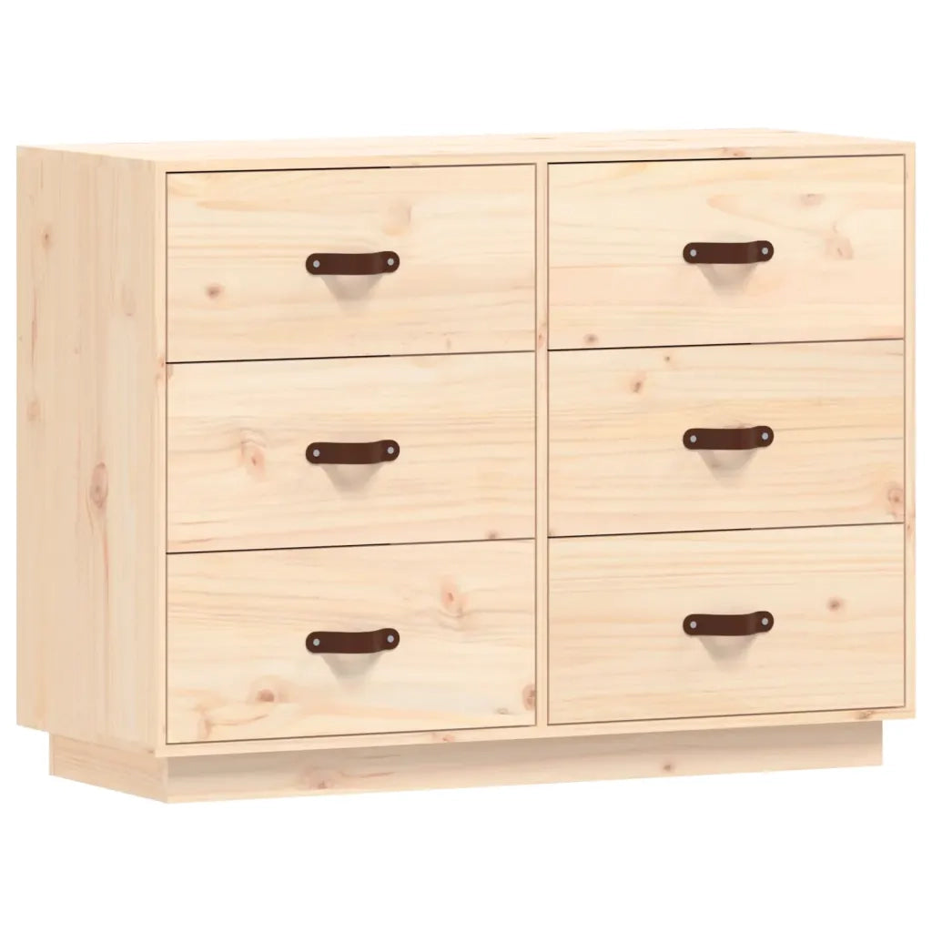 Credenza 100x40x75 cm in Legno Massello di Pino
