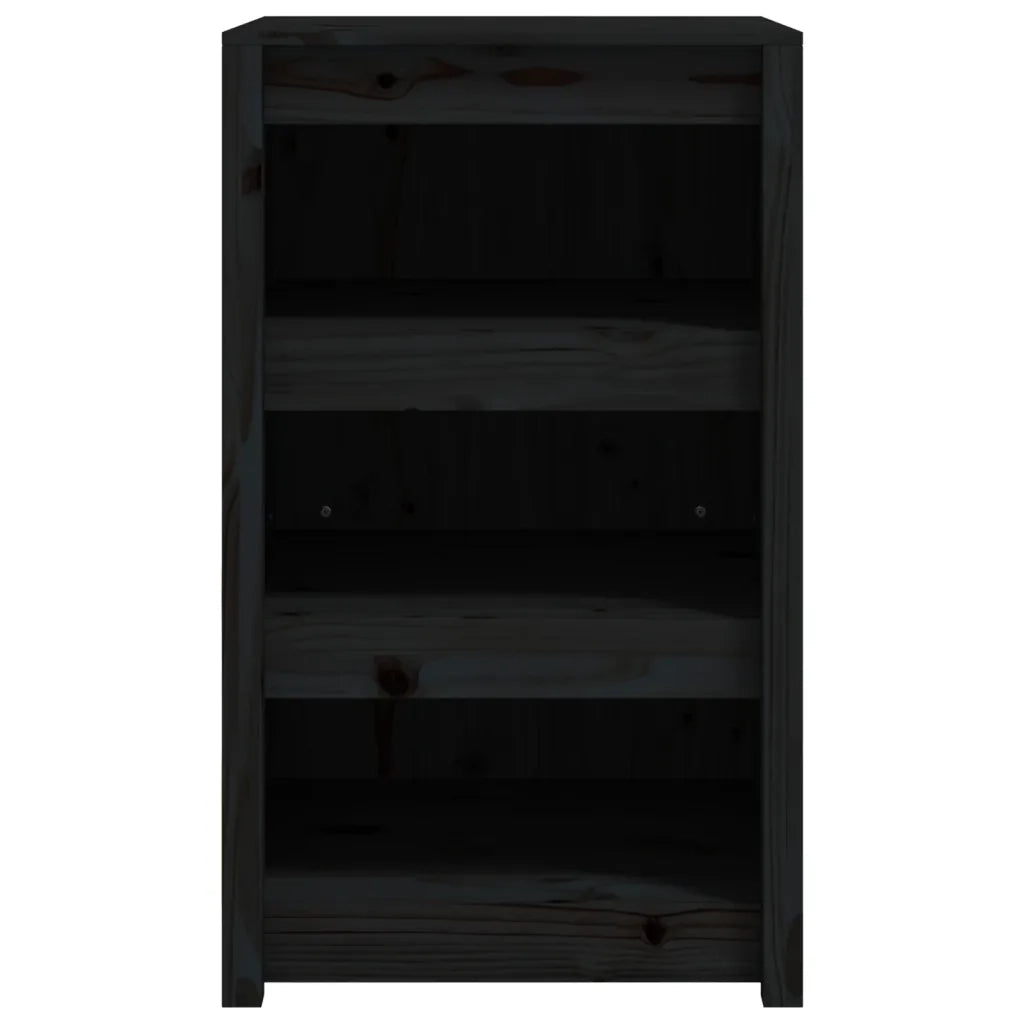 Mobile da Cucina da Esterno MEPPEL Nero 55x55x92 cm Legno Massello di Pino 832343