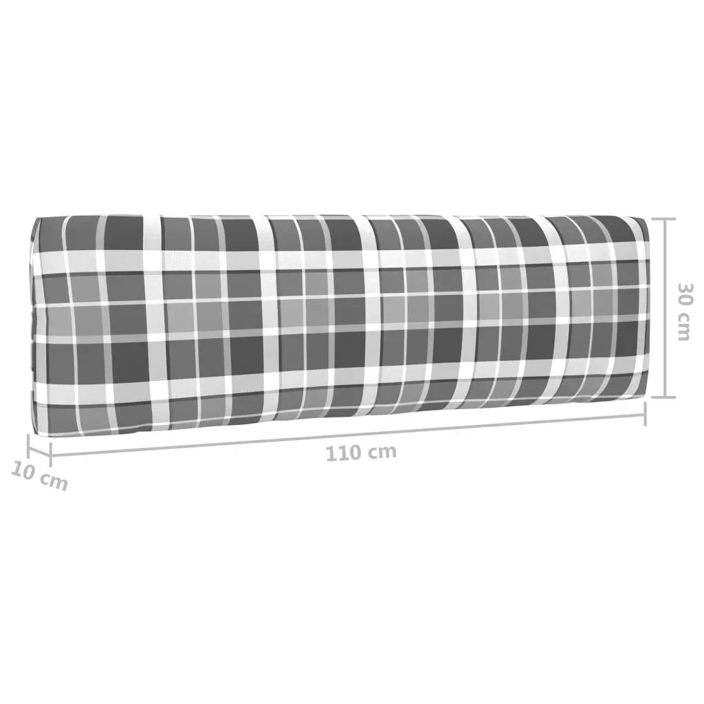 Divano Centrale Giardino su Pallet-Sofa Modulare-Divanetto da esterno Nero Legno Pino Impregnato 307410