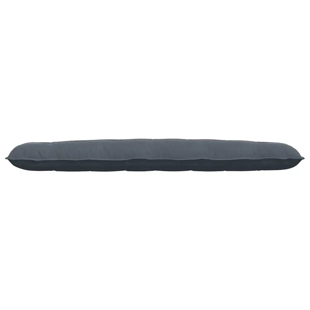 Cuscino per Schiena Grigio scuro 200 x 50 cm Tessuto in Cords 42014977