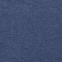 Struttura Letto a Rete a Molle Blu 200x200 cm in Tessuto 3120991