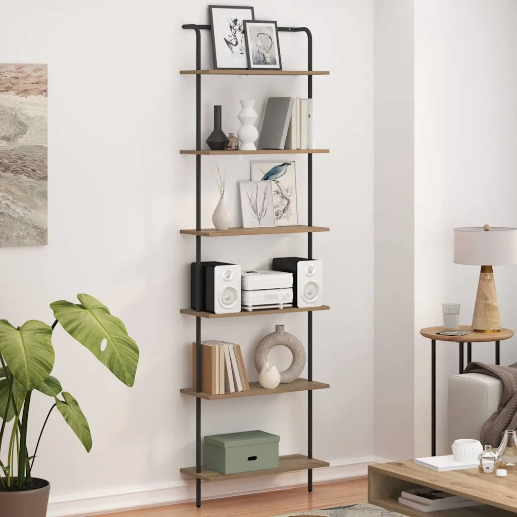 Libreria Rovere artigianale 60 x 24 x 203 cm Legno multistrato 879976