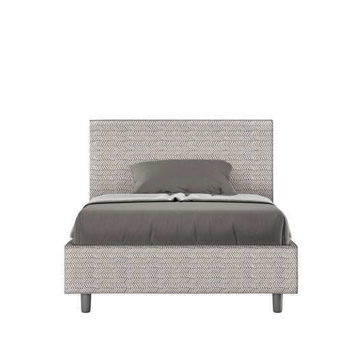 Letto 1 Piazza e Mezzo 120x190 cm con Rete Adele Aragona 1 Bianco