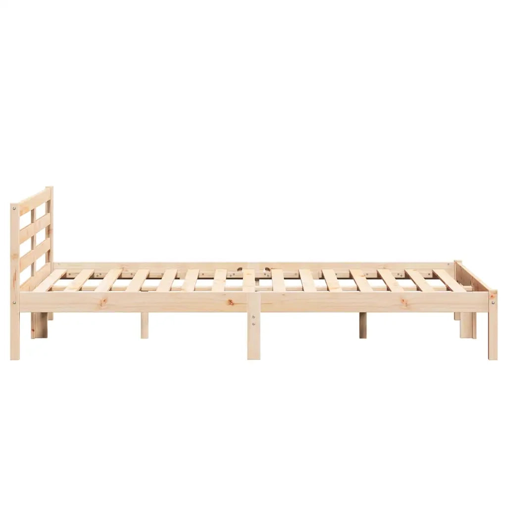Struttura del letto Marrone 215,5 x 145,5 x 69,5 cm 869766