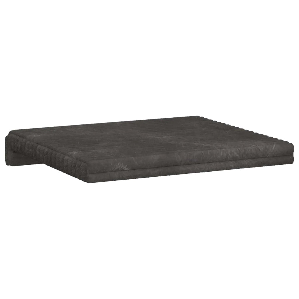 Cuscino per panchina 4 pcs Corduroy Morbido Grigio Scuro 42043143