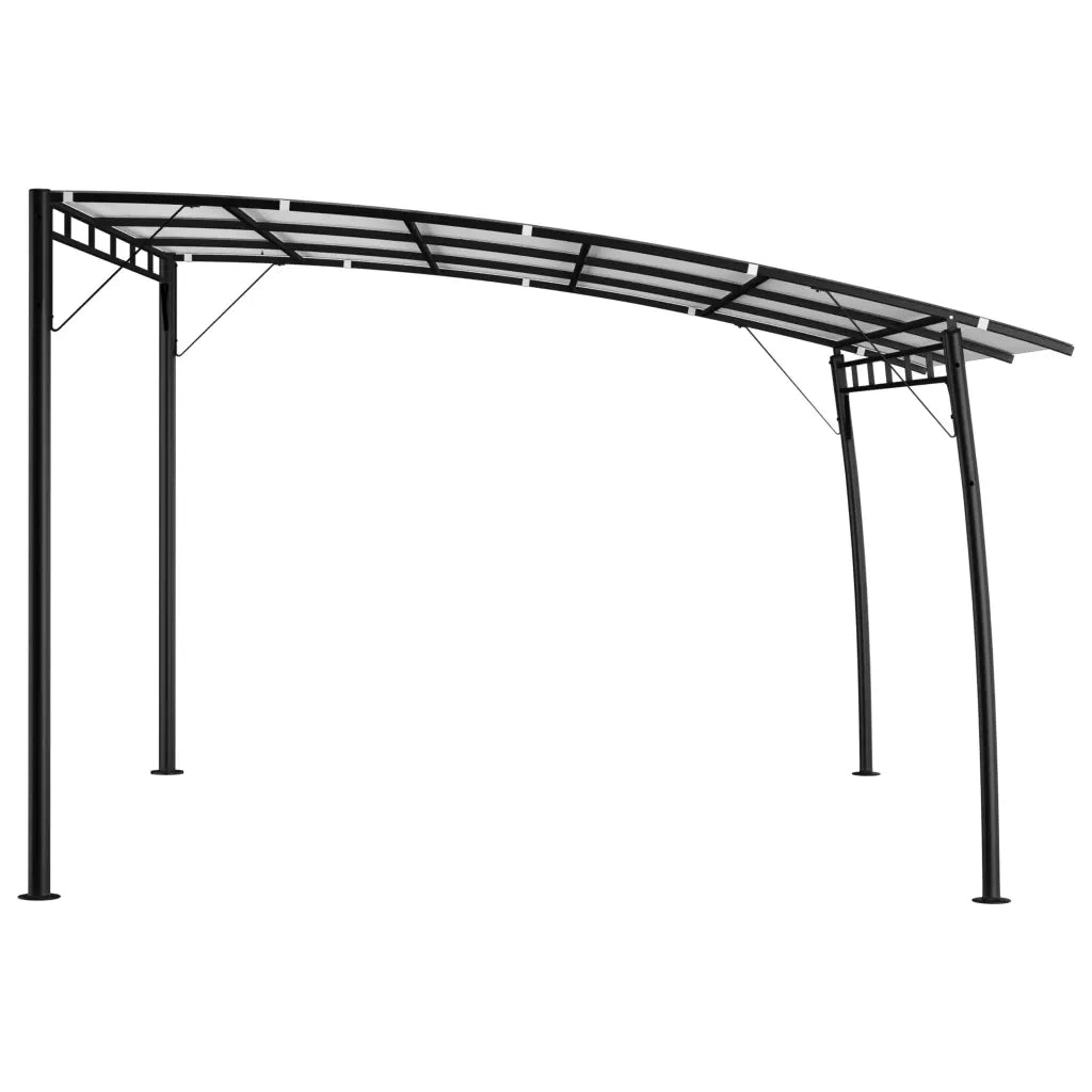 Tenda Parasole da Giardino 4x3x2,55 m Crema 47976
