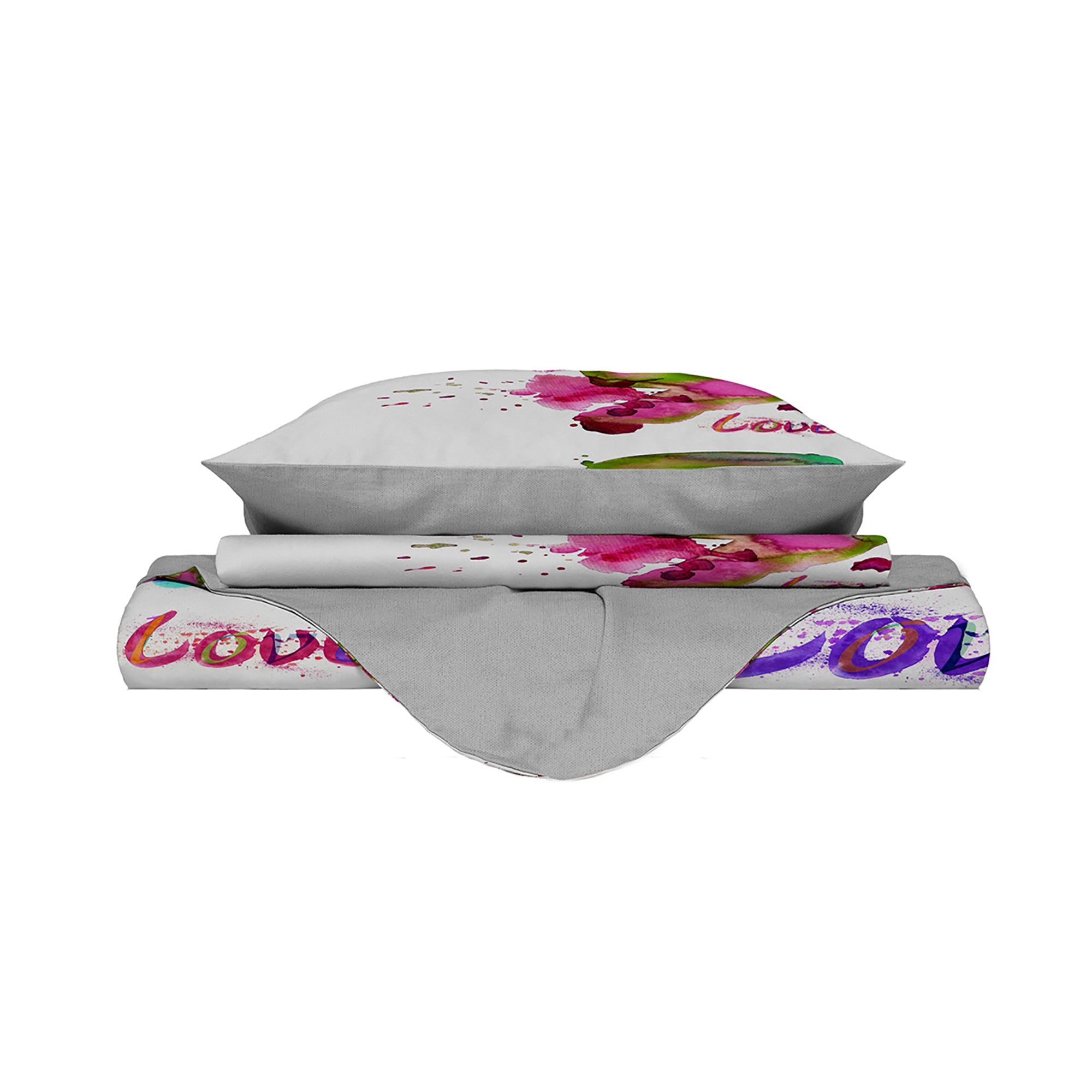 Copripiumino Matrimoniale Stampa sul Sacco e Federe Kio614