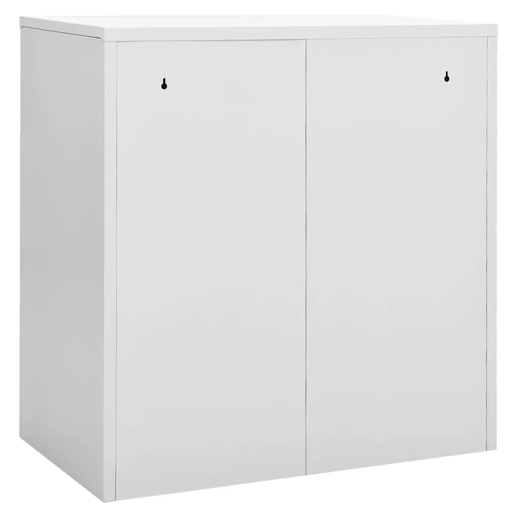 Armadietto con Chiave Grigio Chiaro e Blu 90x45x92,5 cm Acciaio cod mxl 44051