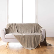 Coperta in Flanella - Calore Soffice - 1 pezzo - Taupe - 180 x 220 cm