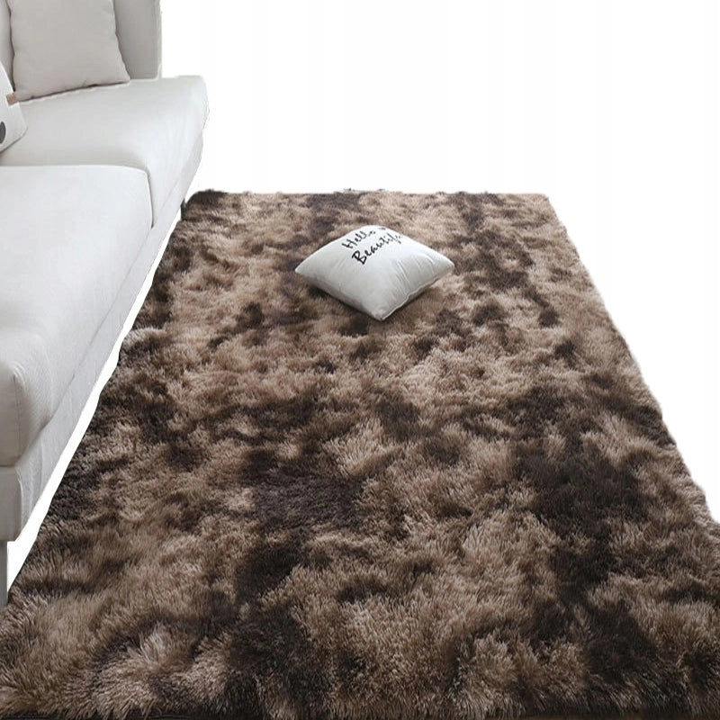 Tappeto marrone peloso 120x170 cm