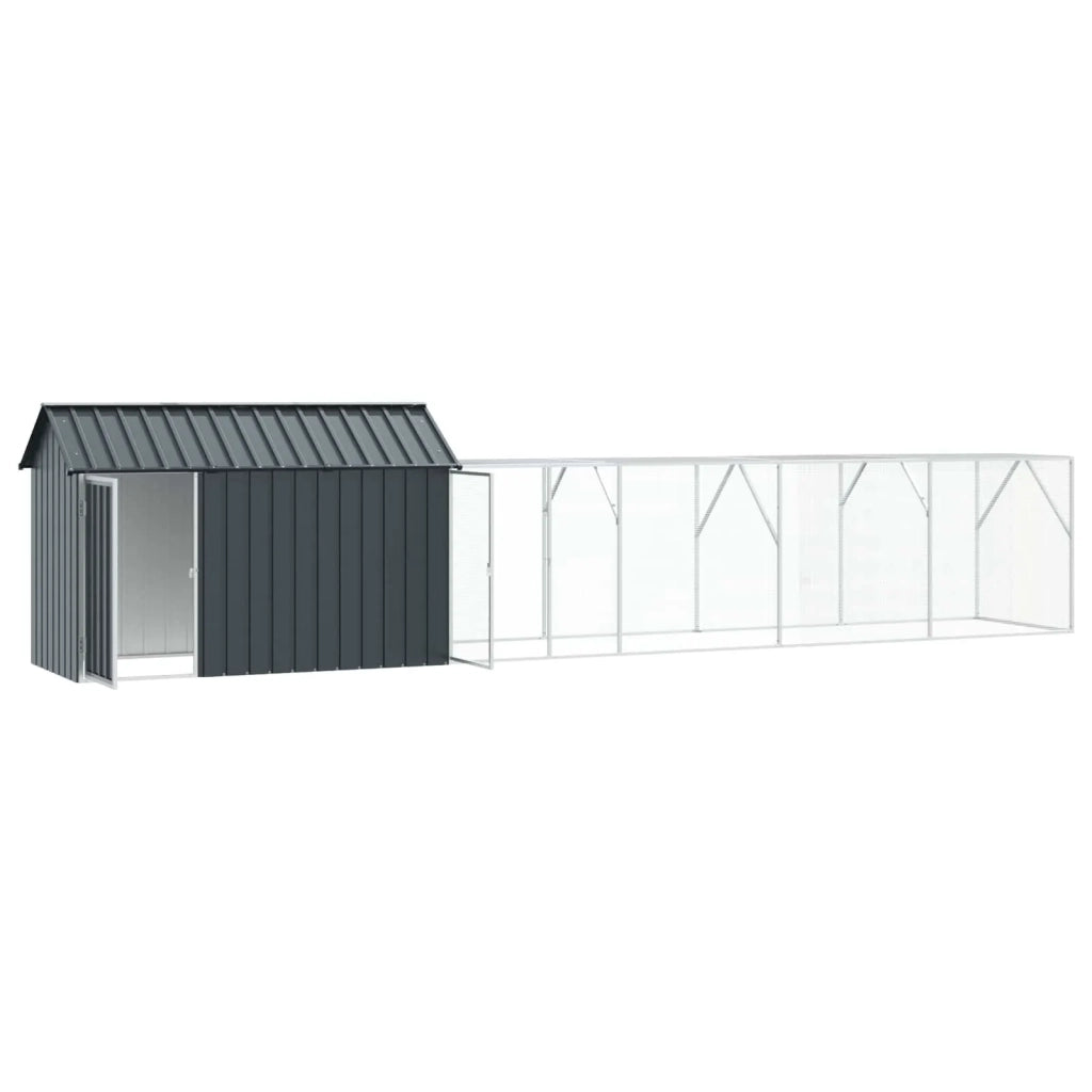 Gabbia per uccelli Antracite 619 x 111 x 142 cm Acciaio zincato 3325149