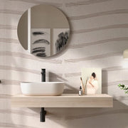 Mensolone bagno 100 cm sospeso in rovere bali - Sumo