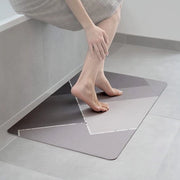 Pavimento antiscivolo per doccia, pavimento per doccia con alghe di pietra pomice, assorbe l'acqua, pavimento per doccia in doccia