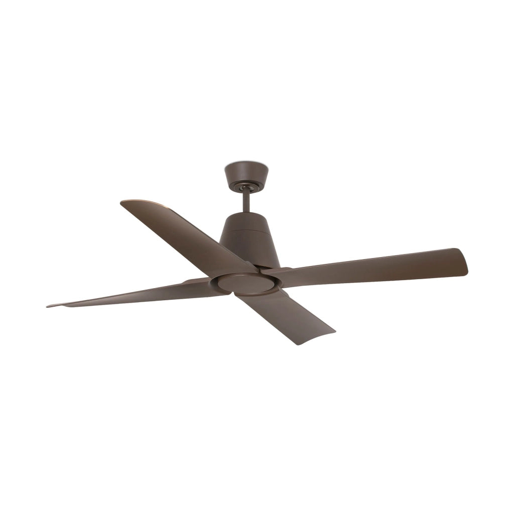 FARO Ventilatore da Soffitto per Esterni IP44 in Acciaio Marrone con Trattamento Anticorrosione Motore DC Silenzioso 6 Velocita Funzione Inversa Telecomando FARO-33490