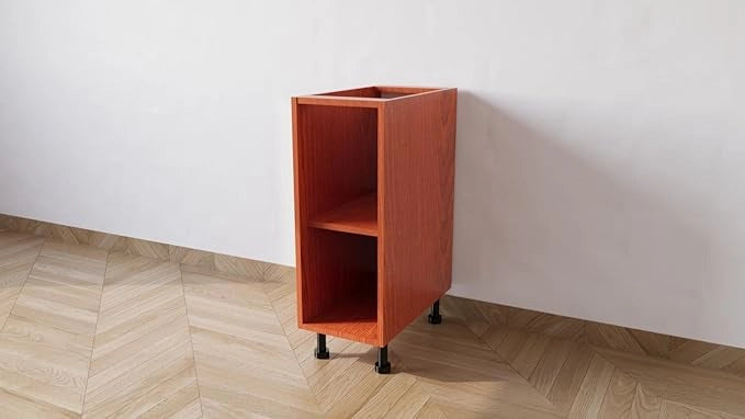 Mobile Base Da 30. Compreso Di Anta H 72 Cm L 30 Cm P 55,5 Cm Compresa Di Piedini 10 Cm colore Ciliegio
