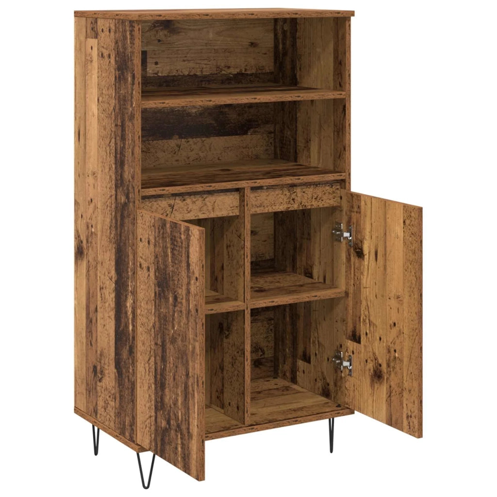 Credenza Marrone 60 x 36 x 110 cm Legno multistrato 879619