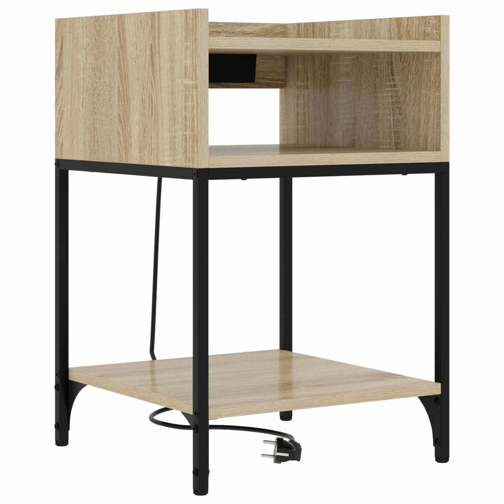Set di 2 Comodini | Armadio da Notte | Mobiletto da notte Rovere Sonoma 40 x 40 x 61 cm