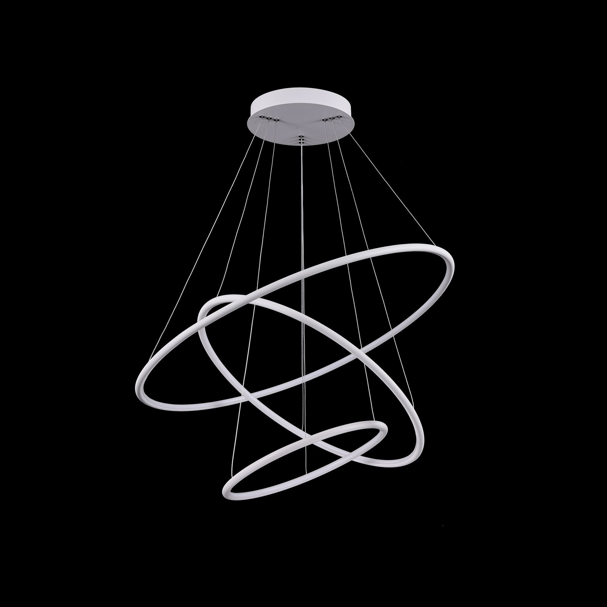 Lampada pendente Modern in Metallo Nola Bianco