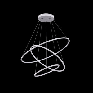 Lampada pendente Modern in Metallo Nola Bianco