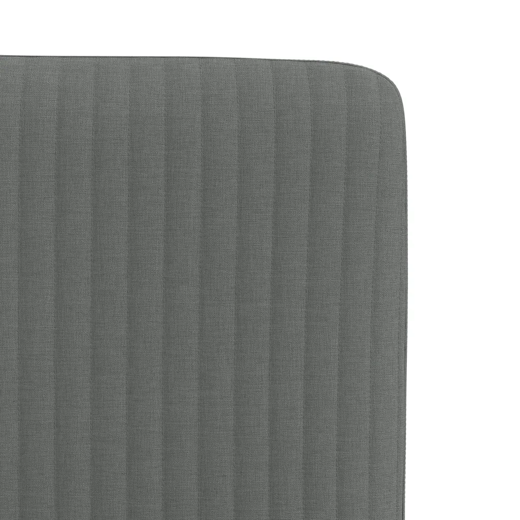 vidaXL Sedie da Pranzo 6 pz Grigio Scuro in Tessuto