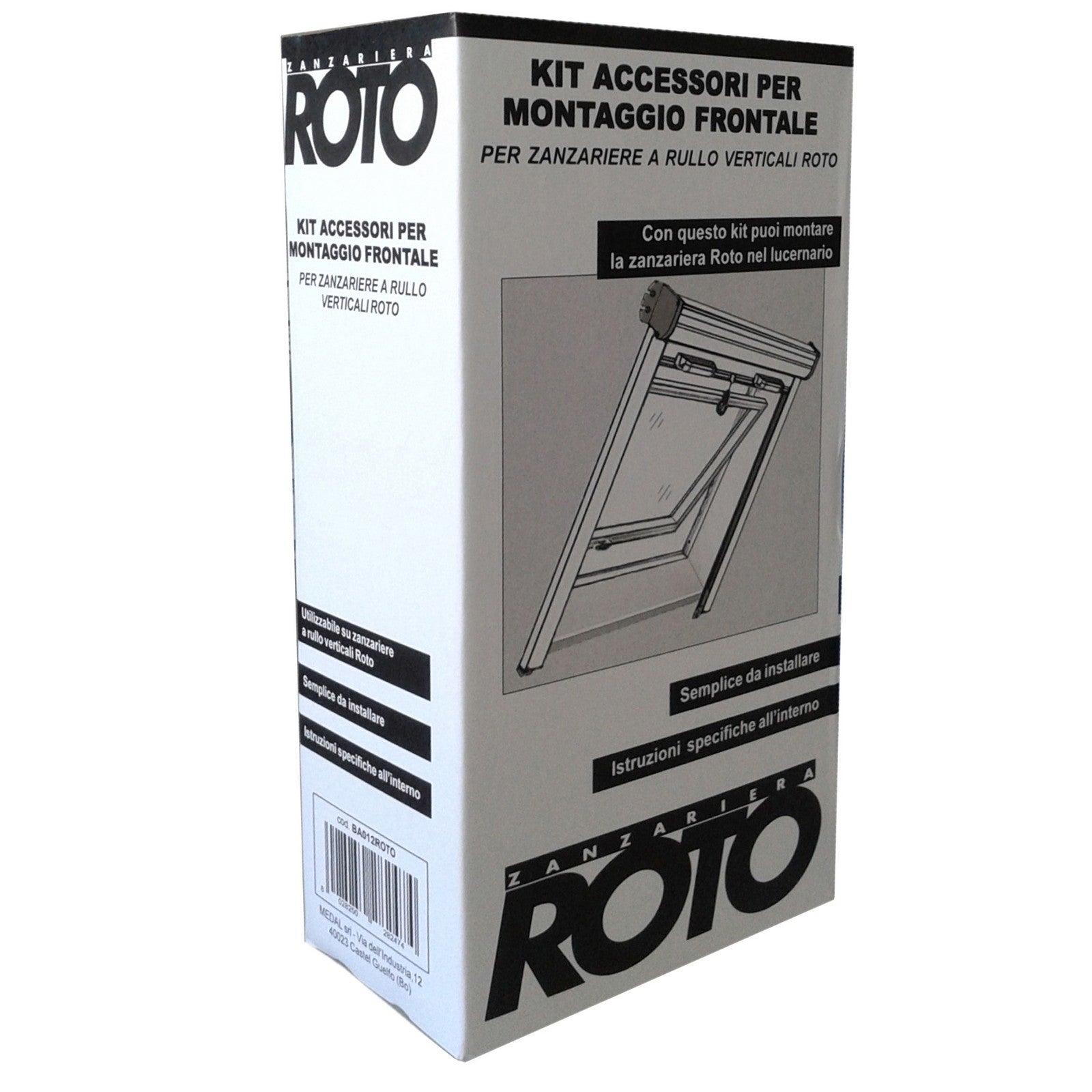 set montaggio frontale per zanzariera medal cod:ferx.99960