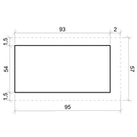 Cuccia per cani in legno LP SmartSide - 57 x 95 x H68 cm, Taglia M - TIMBELA M971-1