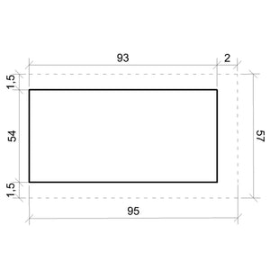 Cuccia per cani in legno LP SmartSide - 57 x 95 x H68 cm, Taglia M - TIMBELA M971-1