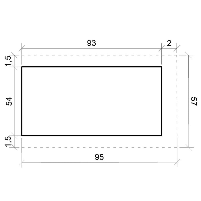 Cuccia per cani in legno LP SmartSide - 57 x 95 x H68 cm, Taglia M - TIMBELA M971-1