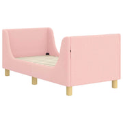 Letto singolo | Letto per adulti | Struttura letto per bambini con testata Rosa 70 x 140 cm Boucl¨¦