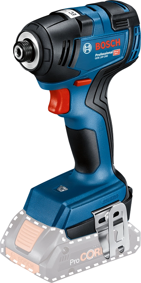 Avvitatore Bosch ad impulsi 1/4" 18V solo macchina brushless 200nm GDR 18V-200