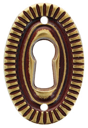 BOCCHETTA OTTONE 30643 25X38 MM PATINE**- METAL STYLE- 50,0 pz