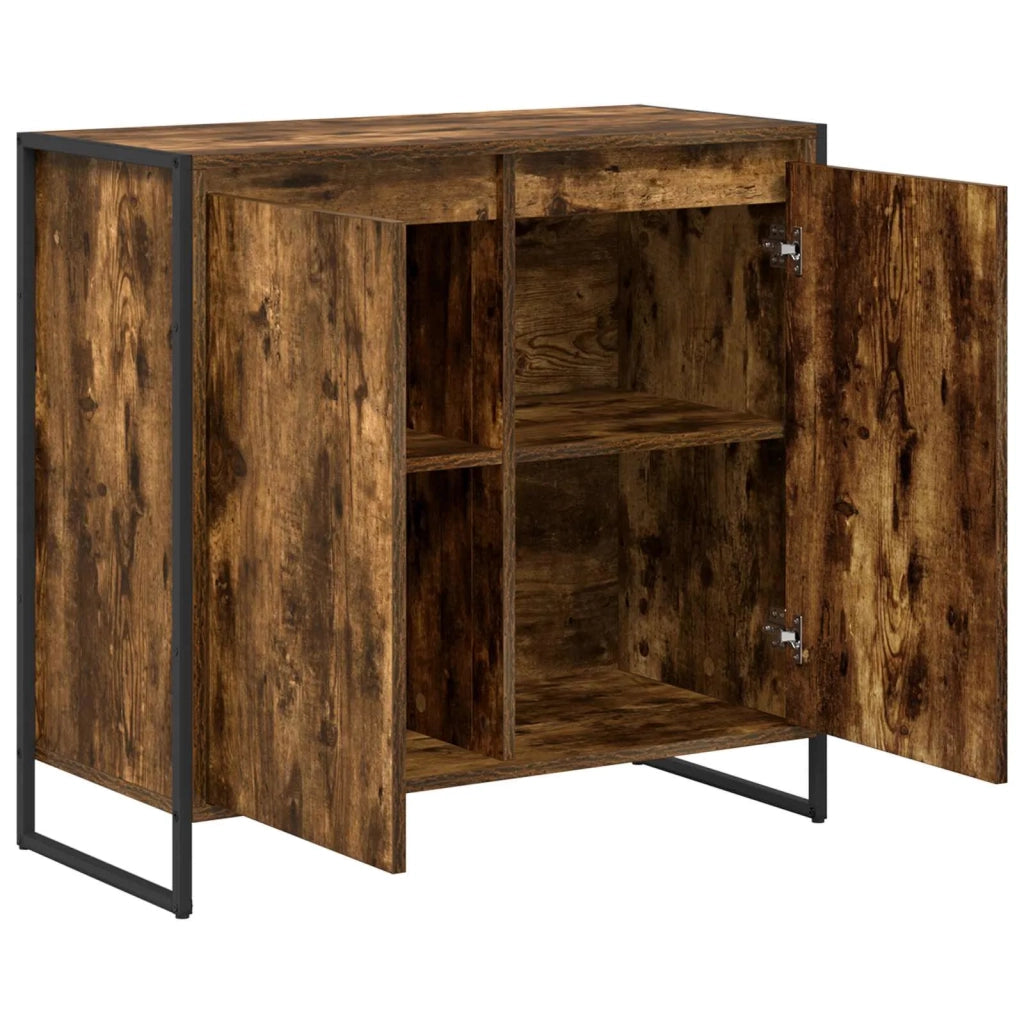 Mobile laterale | Tavolo laterale | Tavolino Quercia Fumosa 79 x 36 x 75 cm
