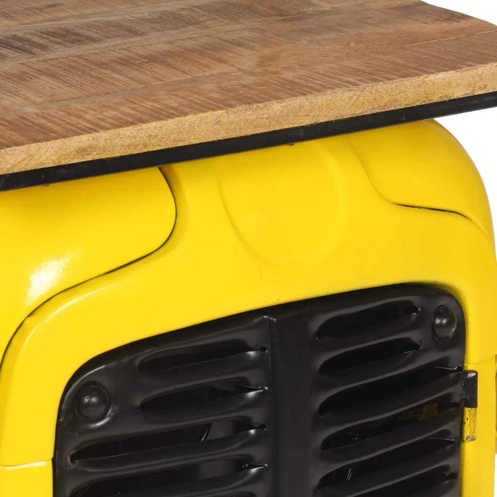 Cantinetta per Vini a Trattore Bianca 49x31x172 cm Mango Grezzo 320488
