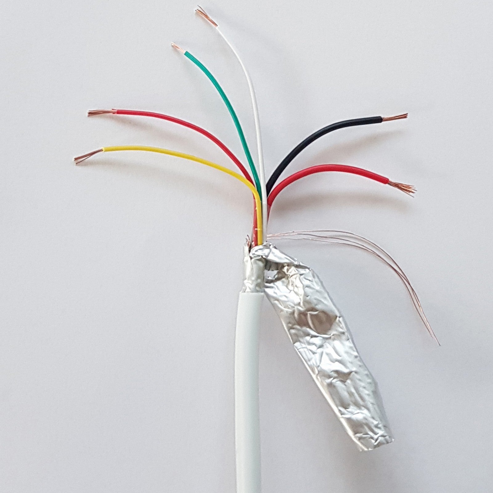 cavo per allarme antifurto 2x0,22+2x0,50 cod:ferx.99972