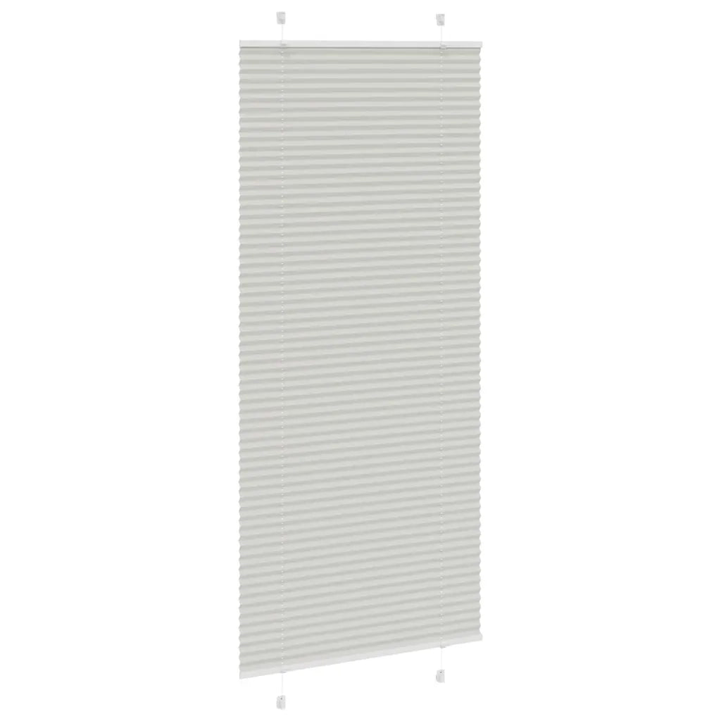 Tenda Plissettata | Tenda pliss¨¨ Grigio Chiaro 85x200 cm Larghezza Tessuto