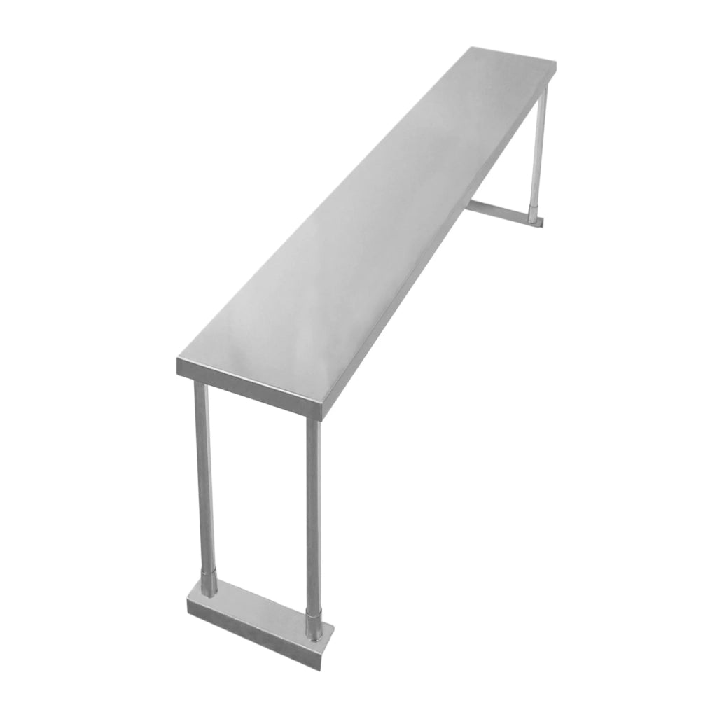 Ripiano con Mensole da Cucina Ristorante, Acciaio Inossidabile Resistente alla Corrosione per - Sigola - 150cm