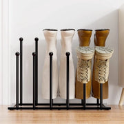 Organizzatore di Scarpe a Stante - Design Unico - Bianco - Per 6 Pair - Adatto per Sala da Pranzo, Entrata