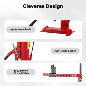 Smontagomme universale manuale per pneumatici fino a 21" auto e moto