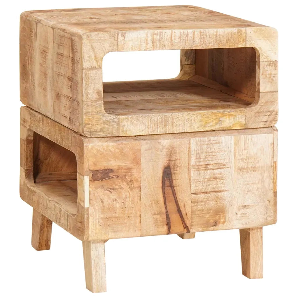 vidaXL Tavoli da Fine Marrone 40 x 40 x 49 cm legno massello di mango