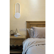 Trade Shop - Applique A Parete Moderno Interni A Led 14watt Luce Fredda 6500k Calda 3000k E23 - -bianco Caldo      -