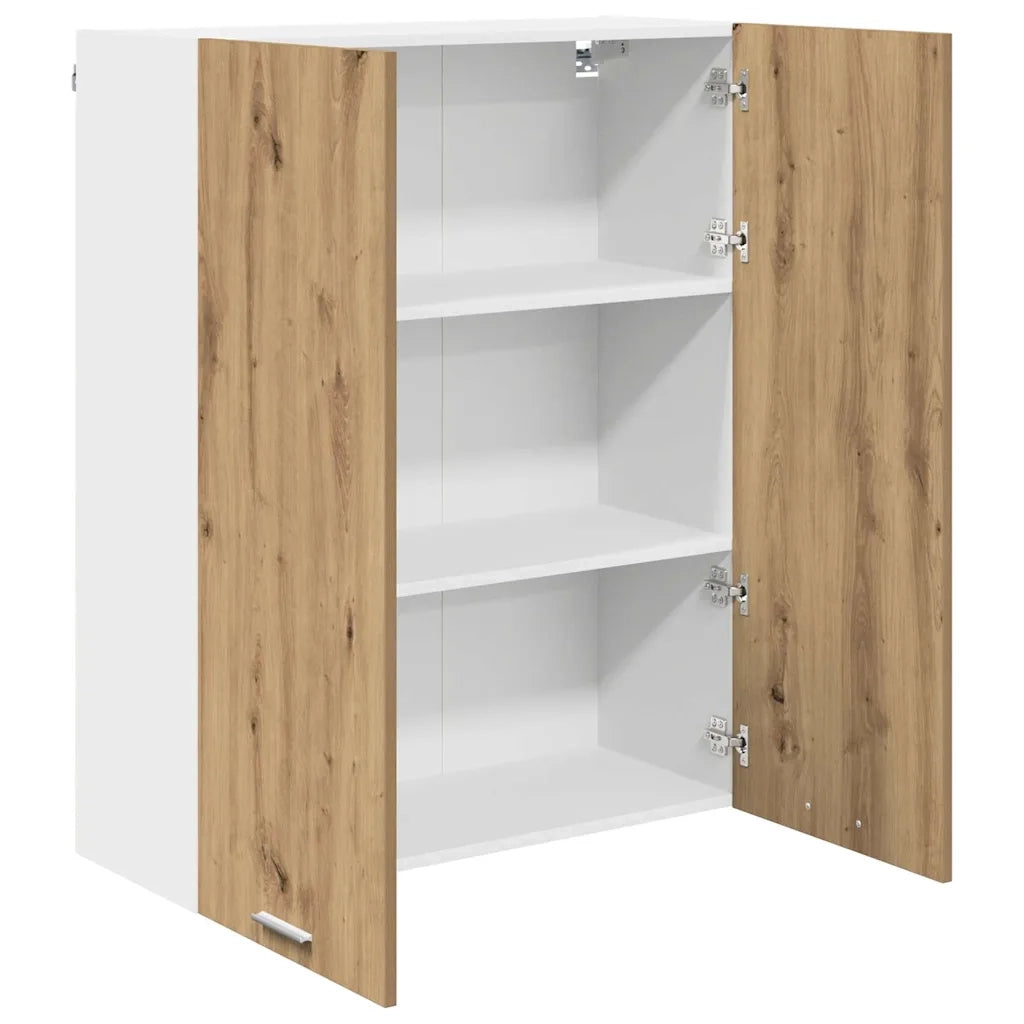 Armadio pensile con porta Rovere artigianale 80 x 31 x 100 cm 884369