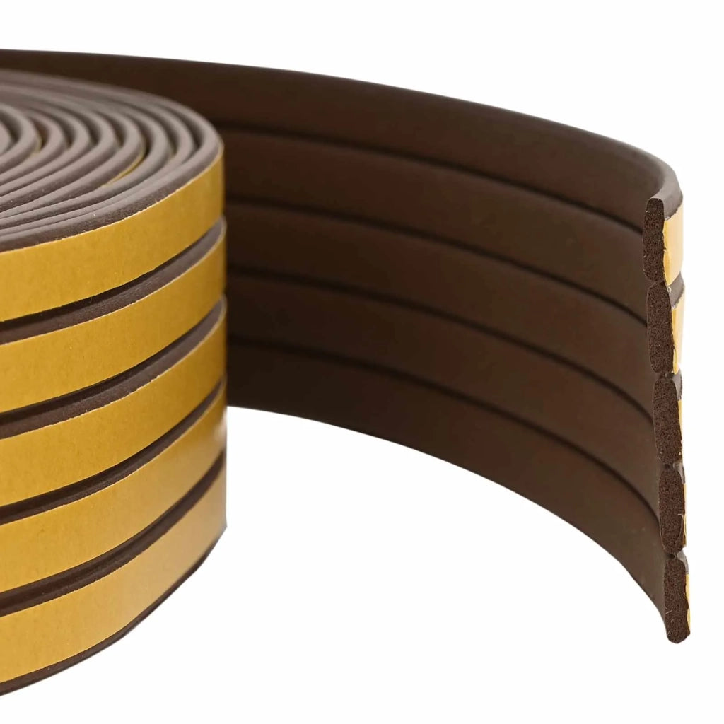 Nastro adesivo per finestre Marrone 8 x 2 mm 100 m Schiuma EPDM 42038069